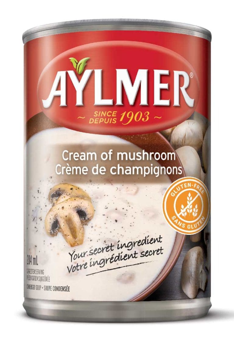 CRÈME DE CHAMPIGNONS SANS GLUTEN Aylmer Votre ingrédient secret